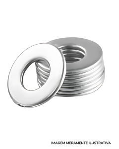 Arruela Lisa (Inox, zincada e polida)